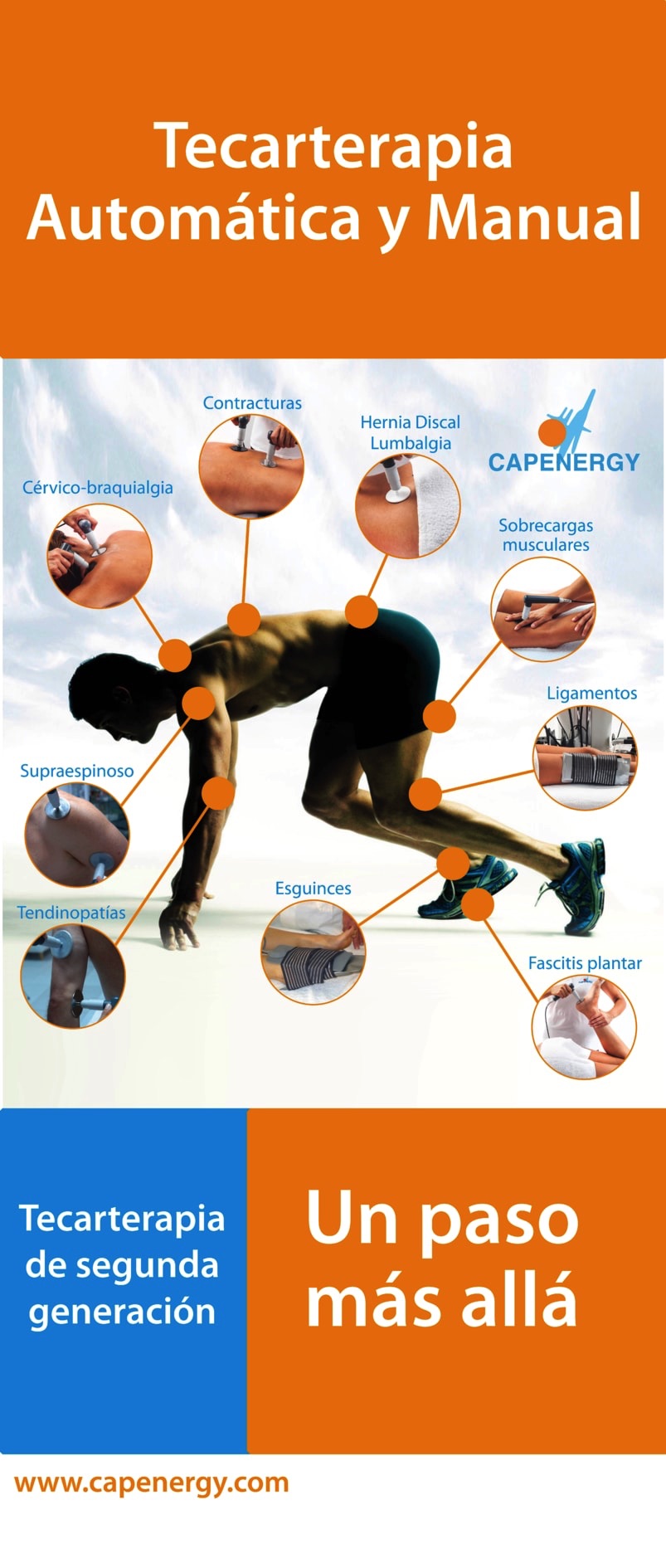 Esquema de la tecarterapia